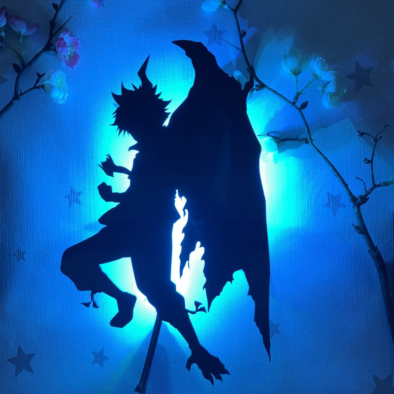 Natsu Dragneel LED Silhouette (Fairy Tail) - Suki Leds