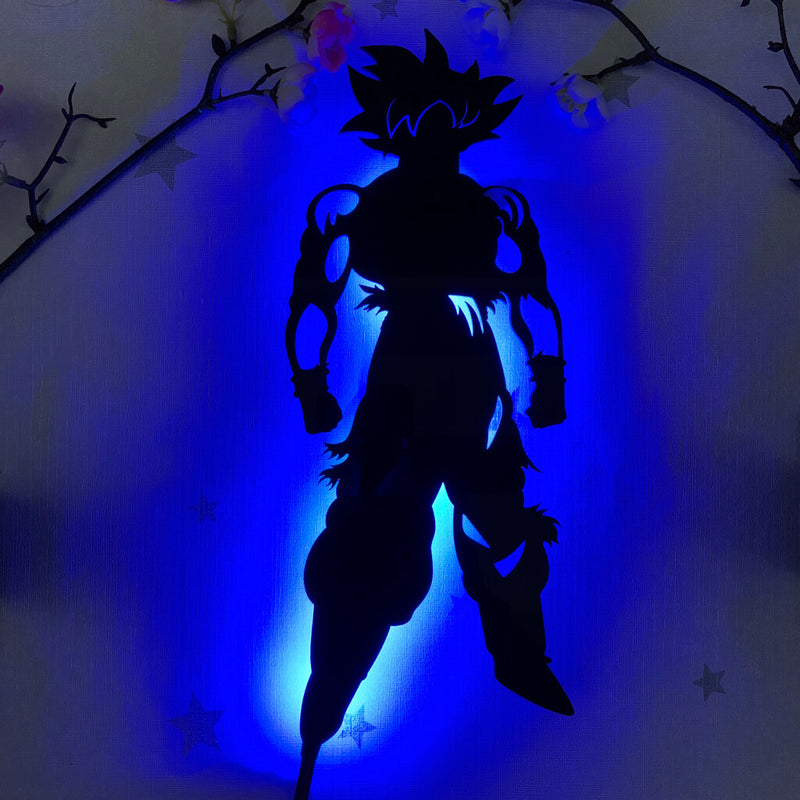 Goku LED Silhouette (Dragon Ball Z) - Suki Leds