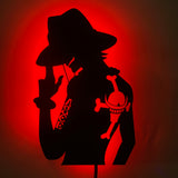 Portgas Ace LED Silhouette (One Piece)