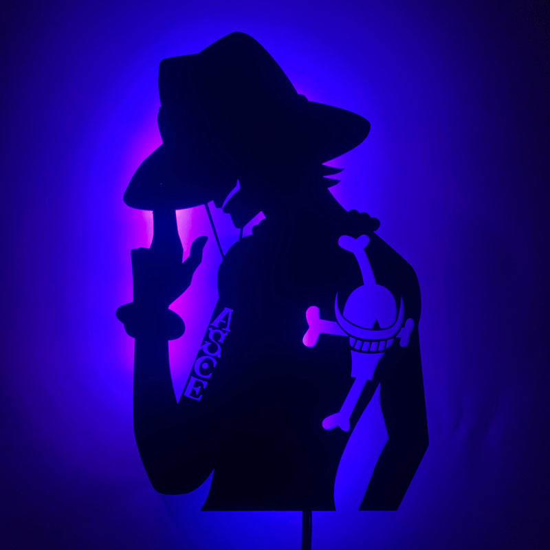 Portgas Ace LED Silhouette (One Piece)
