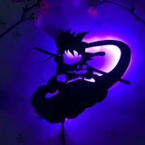 Kid Goku LED Silhouette (Dragon Ball Z) - Suki Leds
