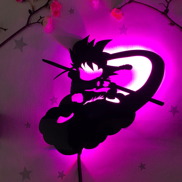 Kid Goku LED Silhouette (Dragon Ball Z) - Suki Leds