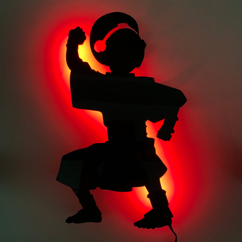 Toph Beifong LED Silhouette (Avatar: The Last Airbender)