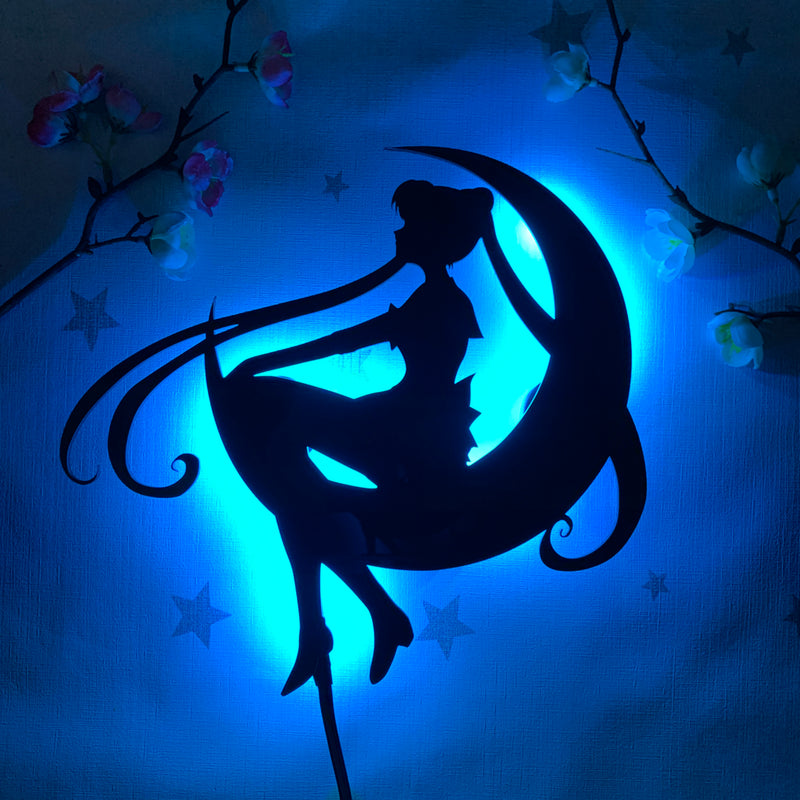 Sailor Moon LED Silhouette (Sailor Moon) - Suki Leds