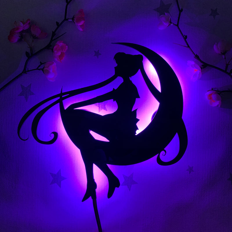 Sailor Moon LED Silhouette (Sailor Moon) - Suki Leds
