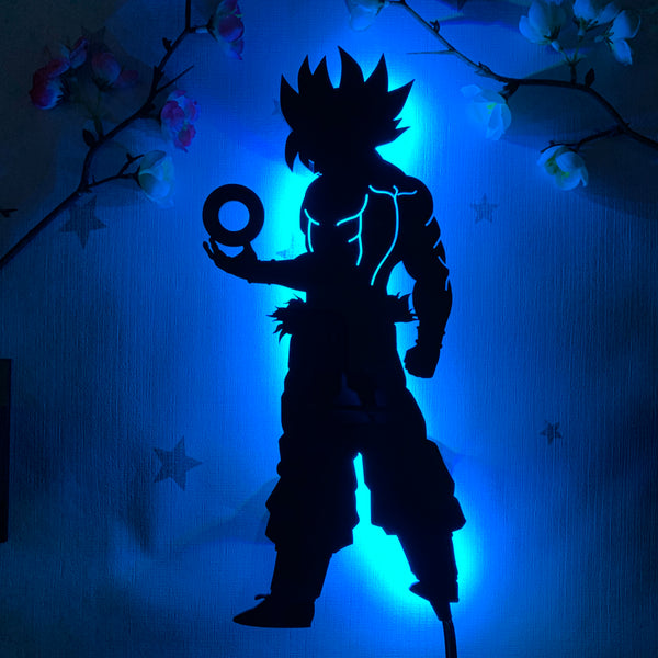 Goku LED Silhouette (Dragon Ball Z) - Suki Leds