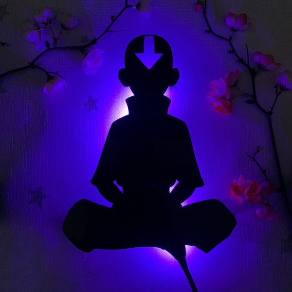 Aang LED Silhouette (Avatar: The Last Airbender) - Suki Leds