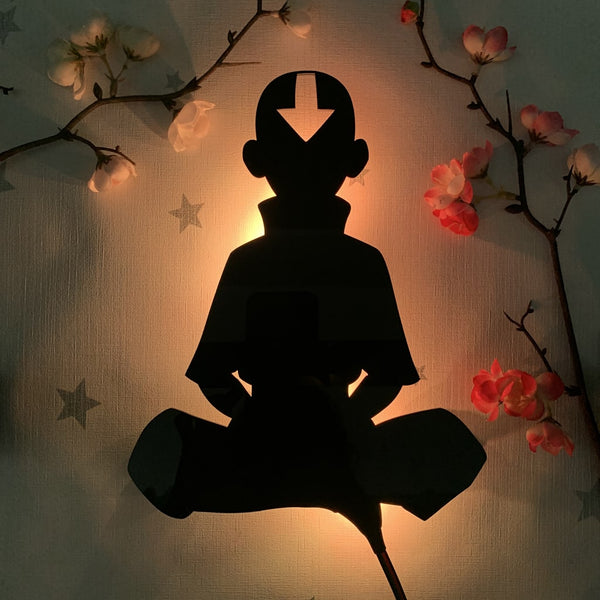 Aang LED Silhouette (Avatar: The Last Airbender) - Suki Leds